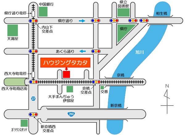 ハウジングタカタ所在地